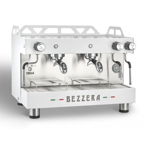 КАВОВАРКА BEZZERA ДВОХПОСТОВА НАПІВАВТОМАТИЧНА MODA PM/WHITE купить онлайн №1