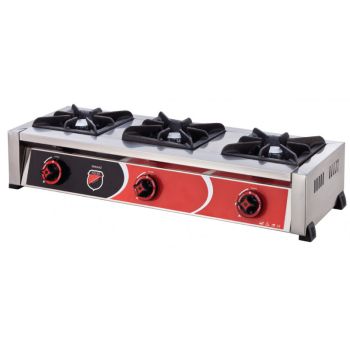 Газовая плита 3-х конфорочная  Silver мод. 2902 LPG