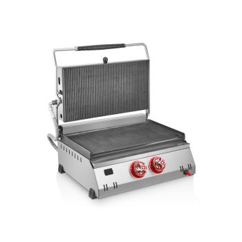 Гриль контактний газовий 2135 LPG - SILVER