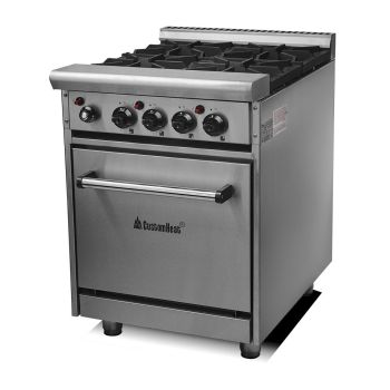 Плита газова 4-х конфорочна з духовкою GR 4-24-CustomHeat