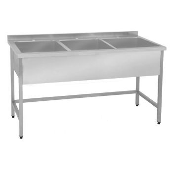 Ванни мийні 3х секц. 2000х500х850 без полки