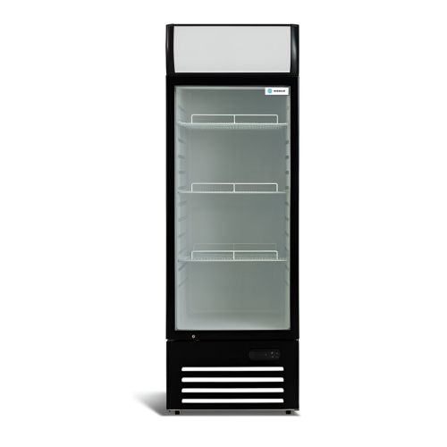 ШАФА ХОЛОДИЛЬНА HURAKAN HKN-BC348C СКЛЯНІ РОЗПАШНІ ДВЕРІ купить онлайн №1