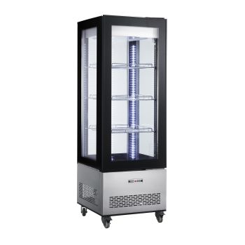 Вітрина холодильна підлогова RT400L (black) -GoodFood 