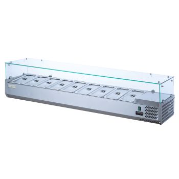 Витрина для топпинга GF-VRX1800-380-H6C-GoodFood