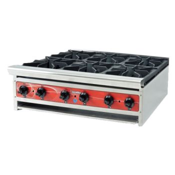 Плита газова 6ти конфорочная TT6-36 CE-CustomHeat