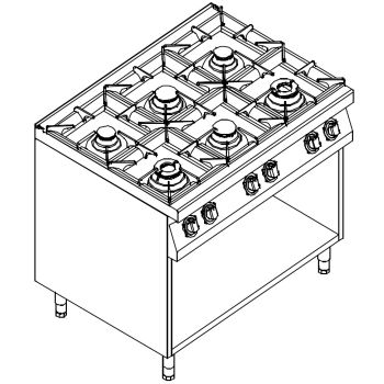 Плита газова Kogast PST69/P