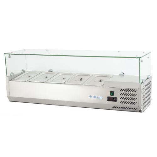 Вітрина холодильна для топінгу GoodFood GF-VRX1200/330-H6C купить онлайн №1