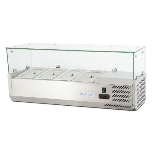 Вітрина холодильна для топінгу GoodFood GF-VRX1200/380-H6C купить онлайн №1