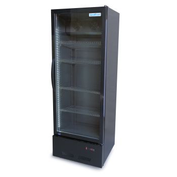 Шафа холодильна для напоїв GoodFood BC360NBB2LED чорна-чорна