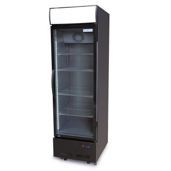 Шафа холодильна для напоїв GoodFood BC480BB2LED чорна-чорна