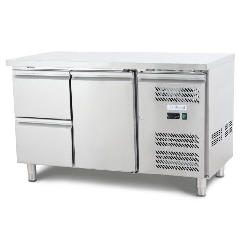 Стіл холодильний GoodFood GF-GN2110TN-HC дві шухляди купить онлайн №1