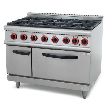 Плита газова з електричною духовкою GoodFood GP6AFLNG