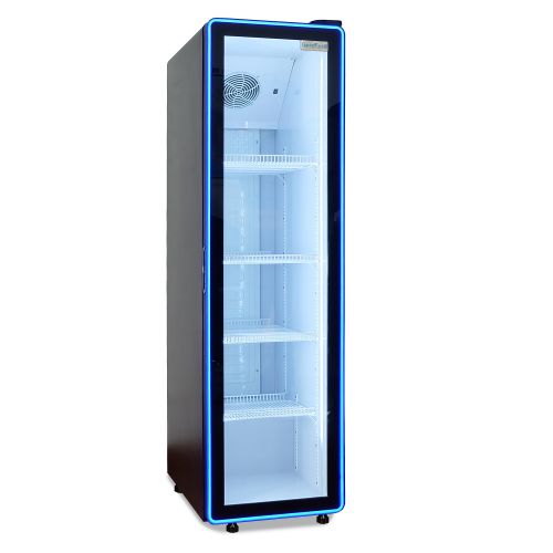 Шафа холодильна для напоїв GoodFood BC310NBW2LEDBLUE чорна-біла купить онлайн №1